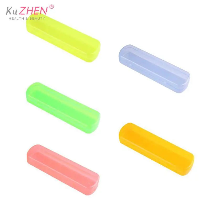 Travel Portable Toothbrush Box Candy Color Bathroom Toothpaste Holder Storage Case Box Organizer Travel Toiletries Storage Boxes