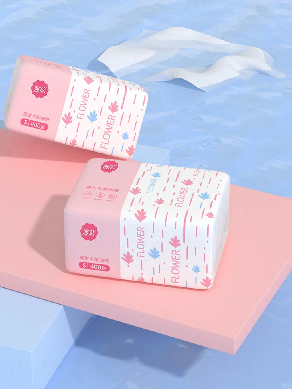 1/3/6pcs car paper towel household toilet paper replacement wooden napkin embossed facial tissue pull-out paper towel 400 thick