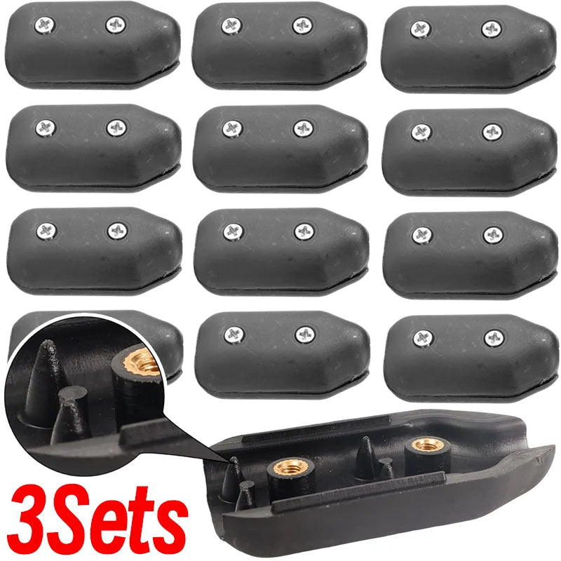 Rope Lock Clip Adjustable Nylon for Outdoor Camping Gear Clothesline Dog Leash 6.5-8mm No Tools Needed Durable Black Adjustable