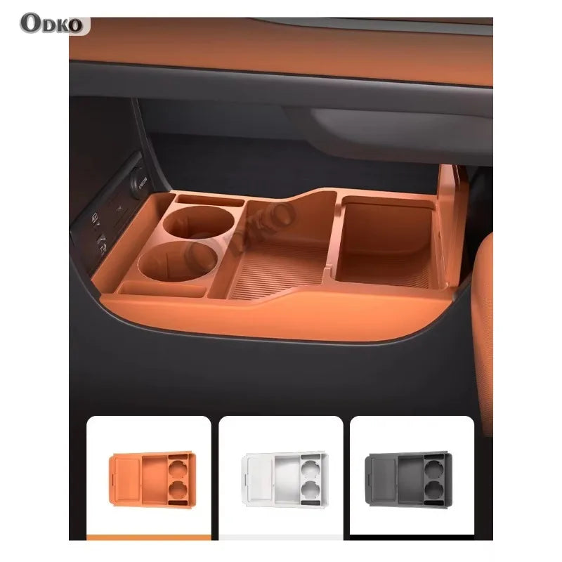 For Trumpchi S7 Silicone Storage Box  Center Console under Layer Modification Special Car Interior Accessories Organizer