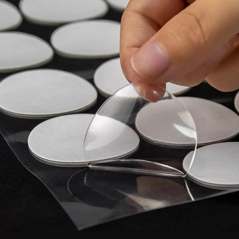 50/100Dots Double Sided Adhesive Poster Clear Glue Point Tape Round Tape Strongly Fixe Seamless Glue Household Paste Decoration