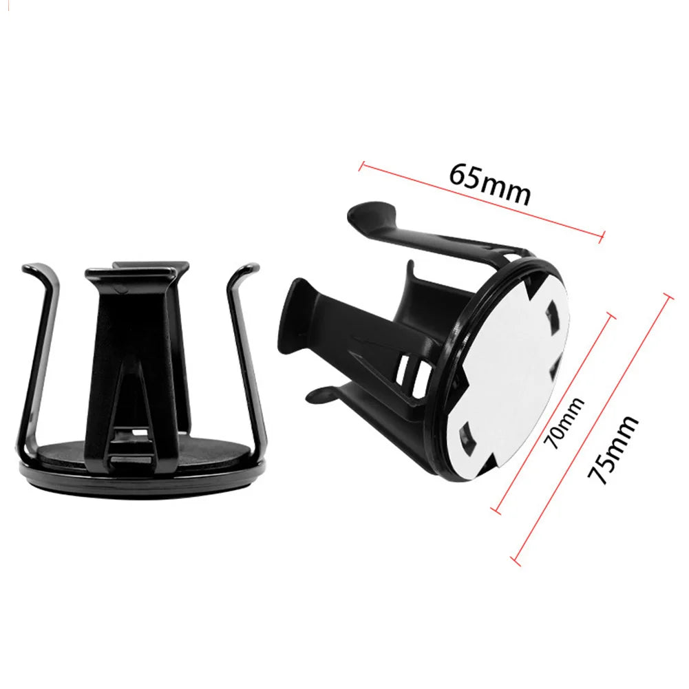 1 Pair Car Cup Holder Insert Cup Holder  For Auto With Adaptive Clamping Arm Automotive Interior Accessories