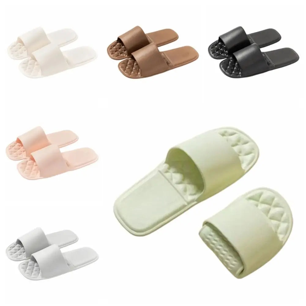 EVA Portable Folding Slippers Soft Soles Anti-Slip Foldable Travel Slippers Odor-resistant with Cushioned Sole