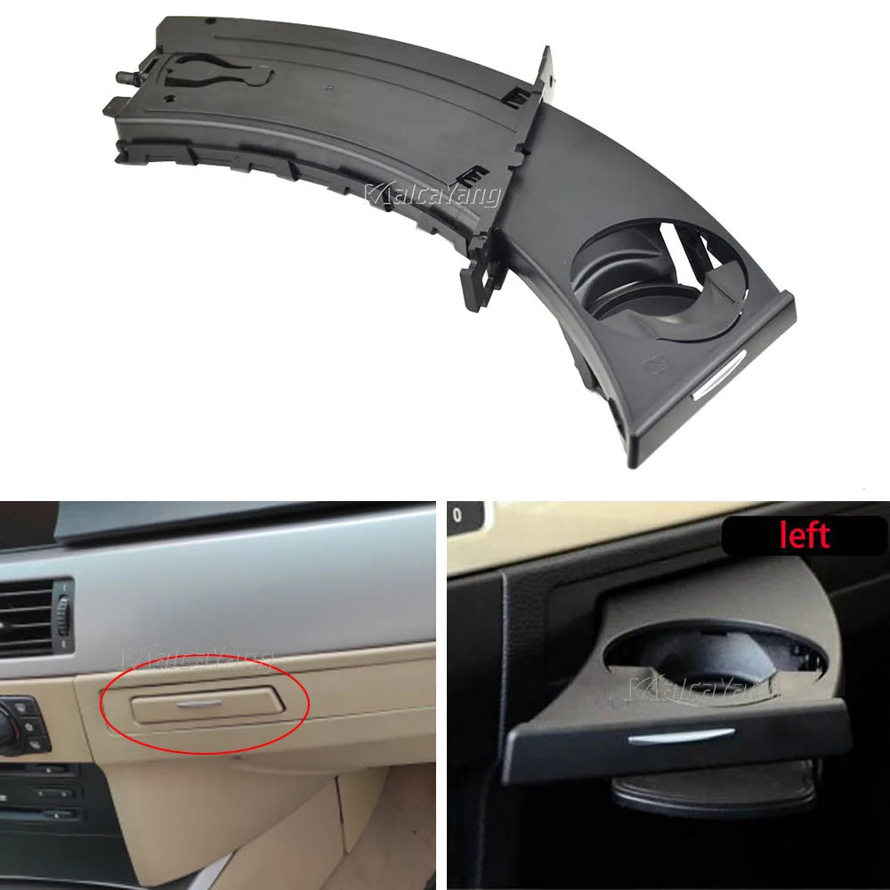 For BMW E90 E91 E92 E93 316i 318d 318i 320d Car Drink Water Cup Bottle Dual Holder Fast Delivery 51459173463 51459173467