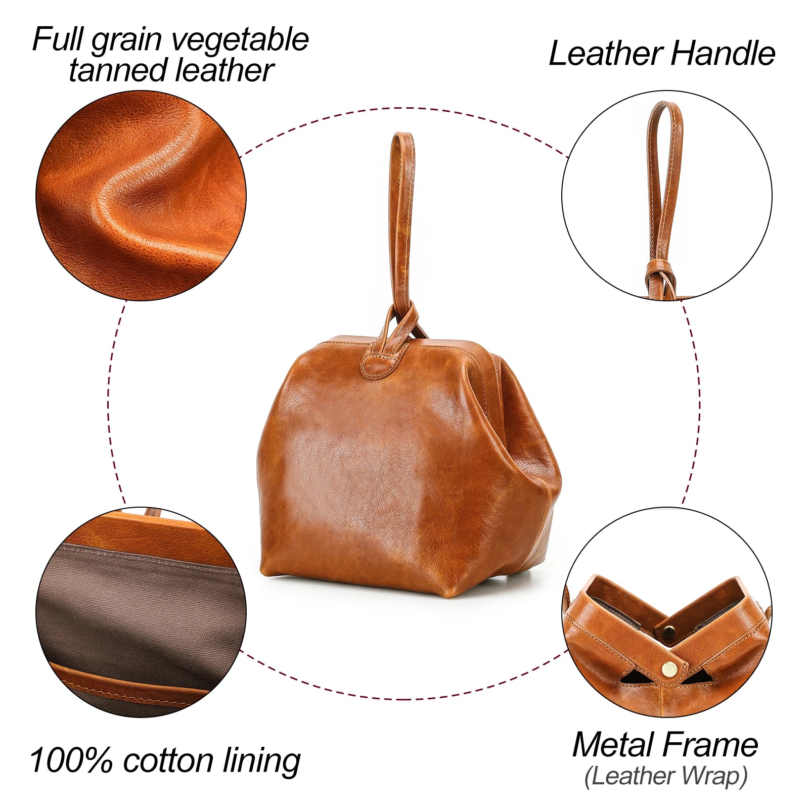 CONTACT'S Summer Small Handbags for Woman  Full Grain Leather Handmade Seaside Travel Causal Bag Fashion 2026 Ladies Handbag
