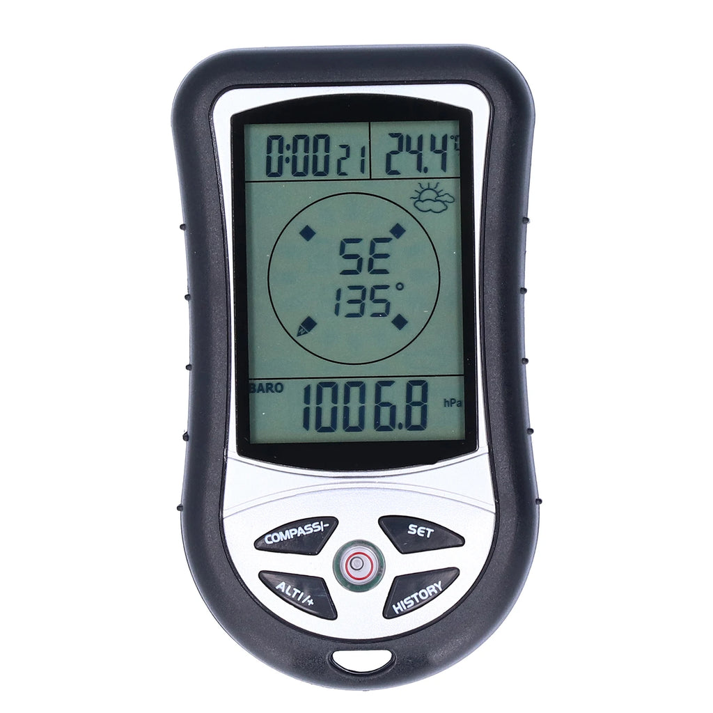 Multifunction Digital Altimeter Barometer Thermometer  Handheld Outdoor Meter Device Multifunction Digital Altimeter