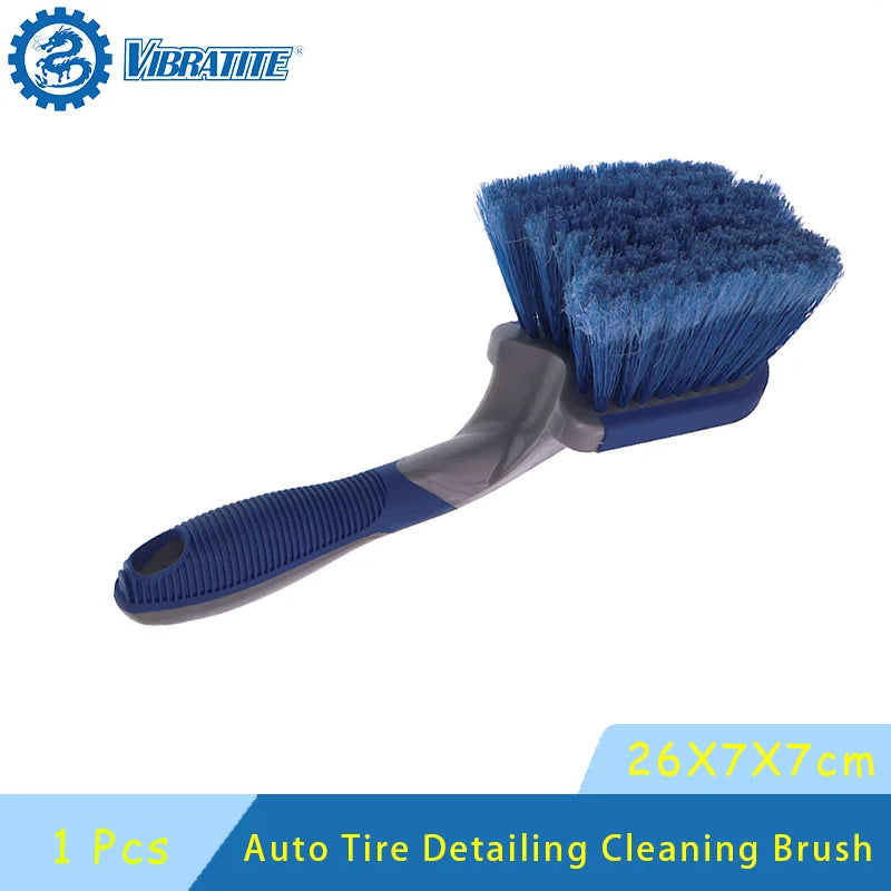26x7x7 cm Auto Tire Rim Floor Mat Detailing Cleaning Brush 1 Pcs for Anti Scratch Car Wheel Brush Soft PP Bristles Car Washing