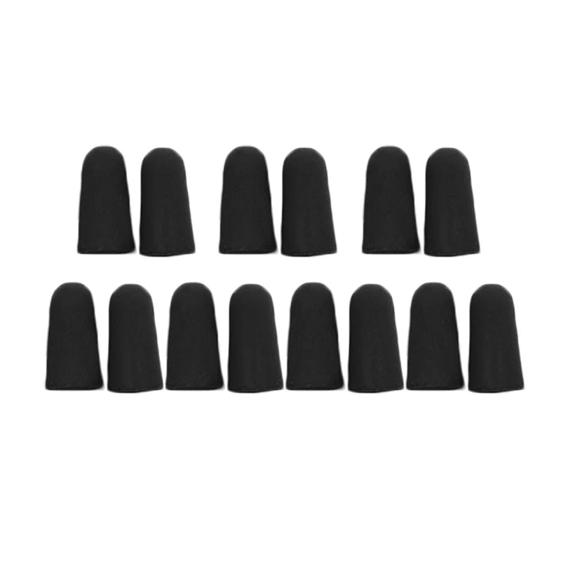 10Pairs=20Pcs Soft Orange Foam Ear Plugs Tapered Travel Sleep Noise Prevention Earplugs Noise Reduction For Travel Sleeping
