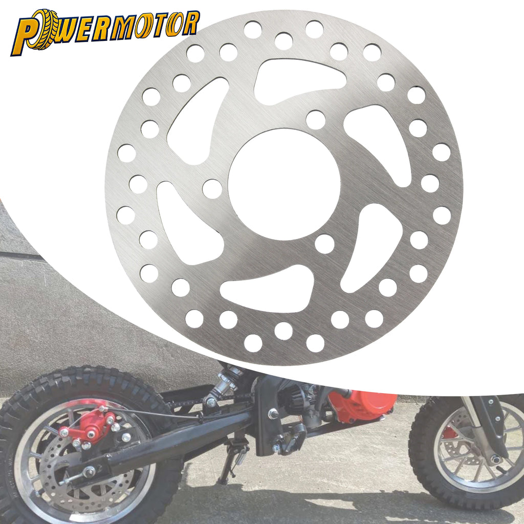 Electric Scooter Motorcycle 120mm 140mm 3 Hole Brake Disc  Stainless Steel CNC Accessories For 47cc 49cc 50cc 2T ATV Mini Moto