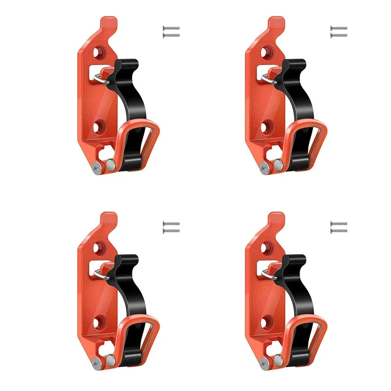 1/2/4PCS Tool Fixing Bracket Car Roof Luggage Rack Shovel Mount Clamps Kit Wall Mounting Quick Release Clamps Car RV Accessories