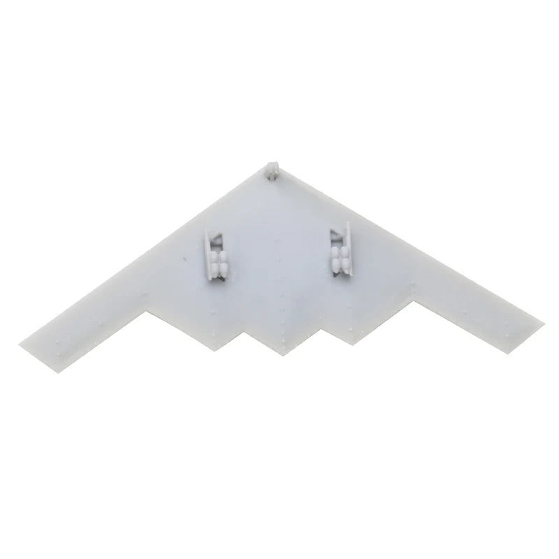 2PCS 1/700 400 350 Scale B-2 Stealth Bomber Mould Strategic Plane Parts Uncolored Bombardment Aircraft Toys for DIY Model