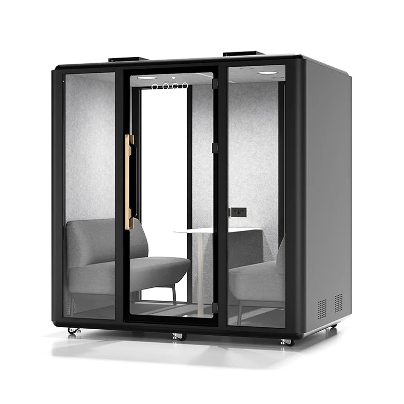 Modular Soundproof Pod Modern Office Home Movable Versatile Open Office Private Conference Calls Office Building Hospital