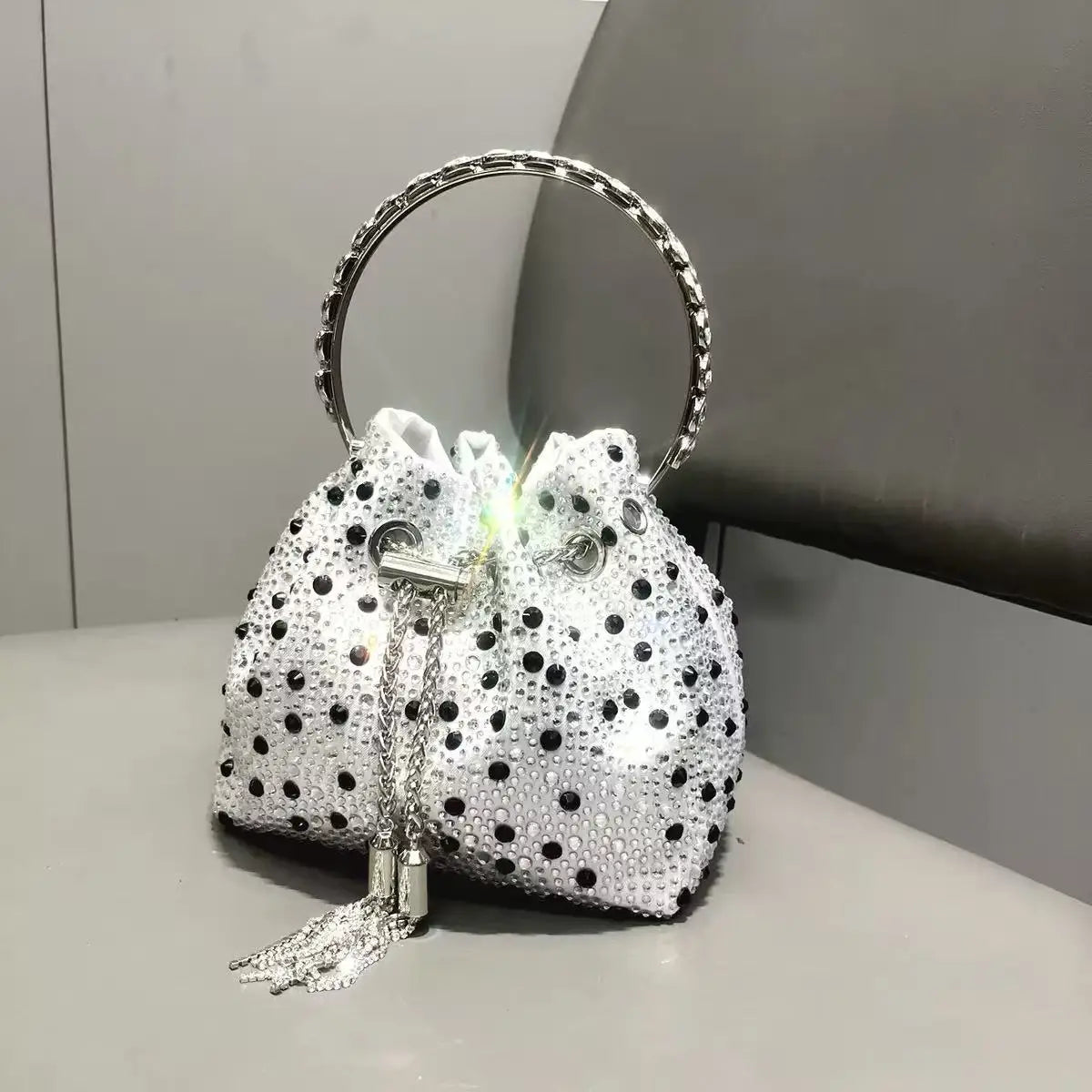 Luxury Designer Women Handbag Glitter Shiny Diamond Clutch Purse Wedding Party Banquet Bag Crystal Rhinestones Evening Bag