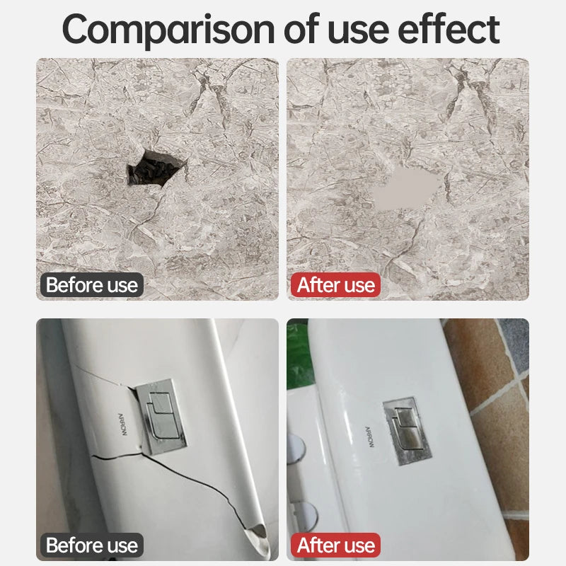 Patch tile cracks ceramic glaze repair agent fast-drying ceramic tile repair agent broken floor tile patch pothole paste