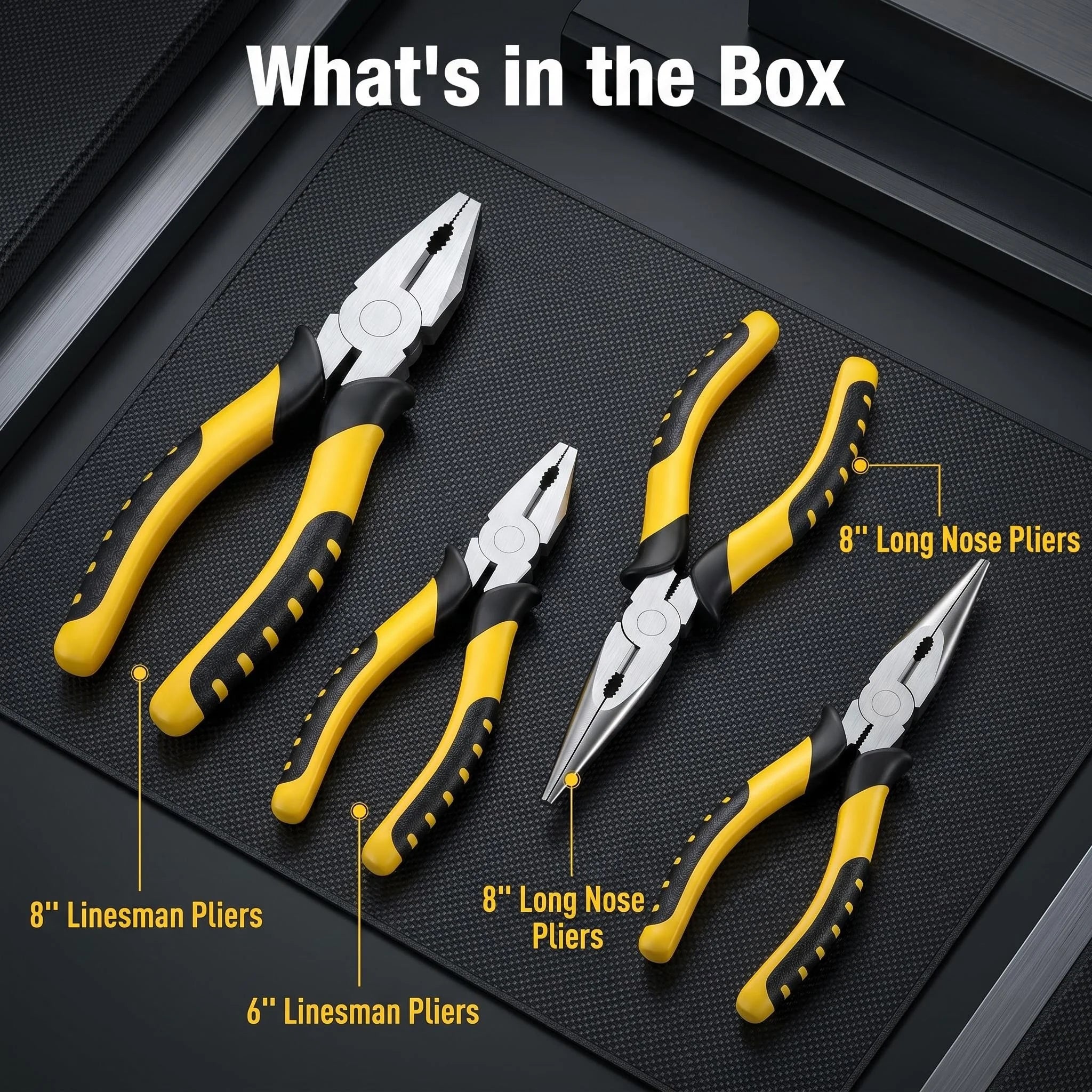 Electric Wire Pliers Large Opening Sharp Multifunction Tool for Cutting Twisting Gripping Metal Wires Heavy Duty Industrial Tool