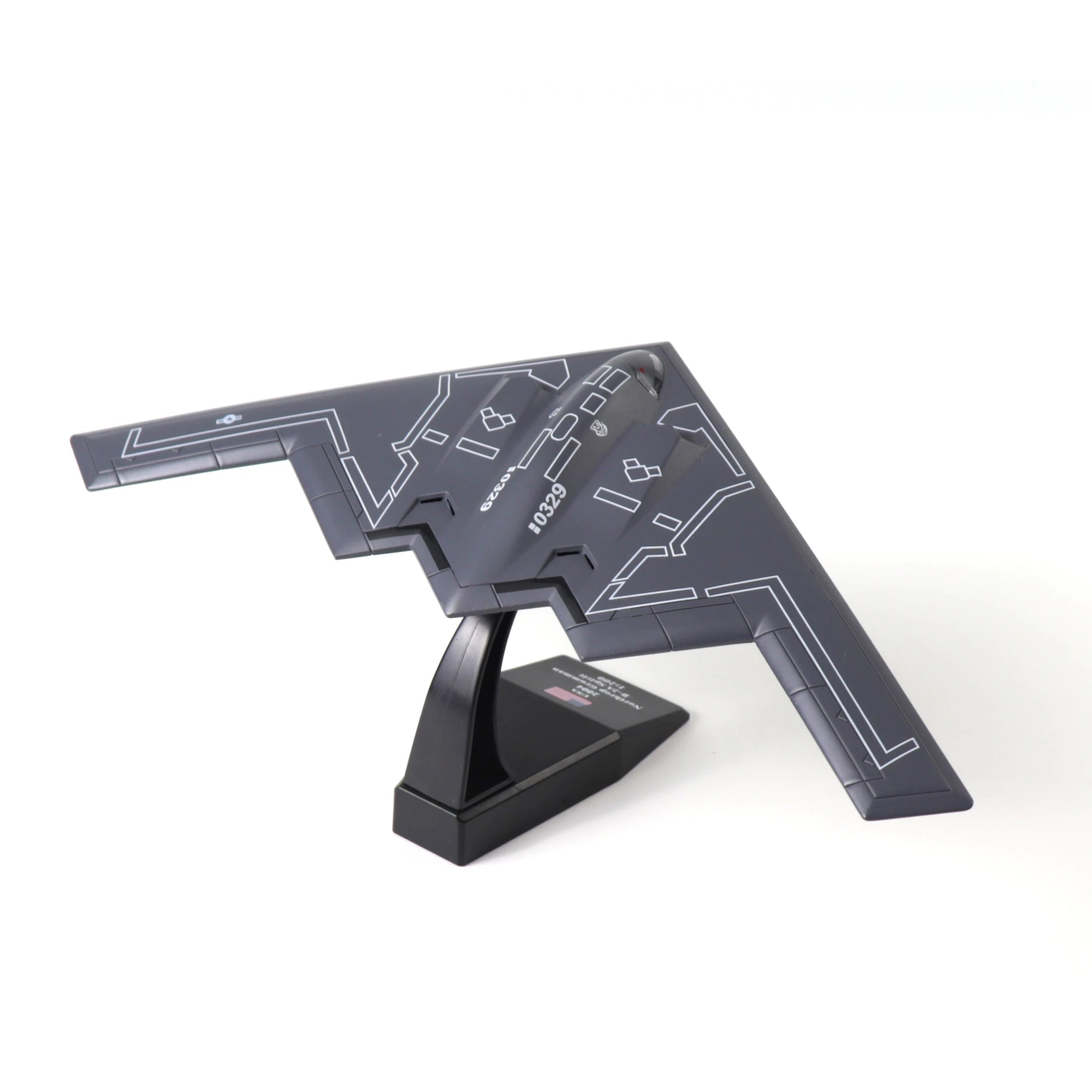 NUOTIE 1/200 B-2 Spirit US Air Force Diecast Metal Alloy w/Stand  Bomber Model for Collectors