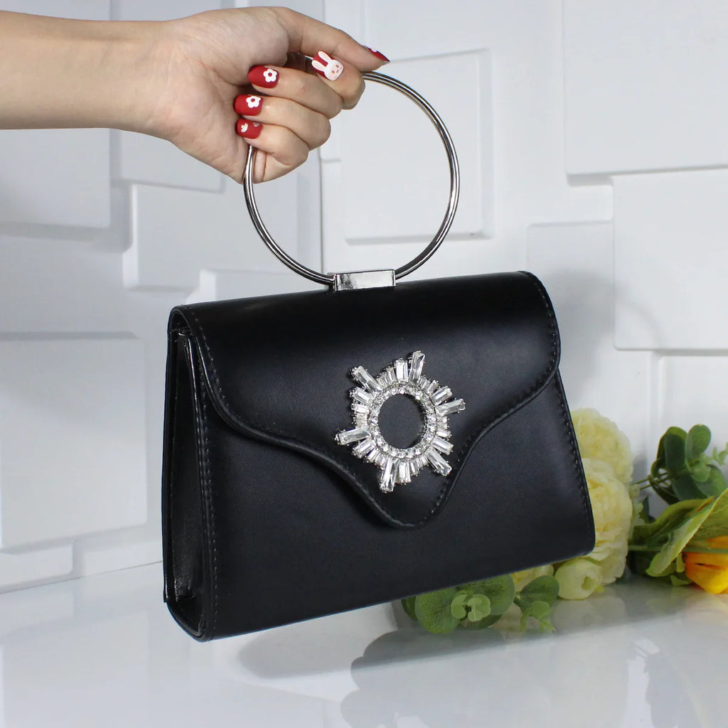 New high-end rhinestone dinner bag niche exquisite messenger chain bag versatile fashion women's bag