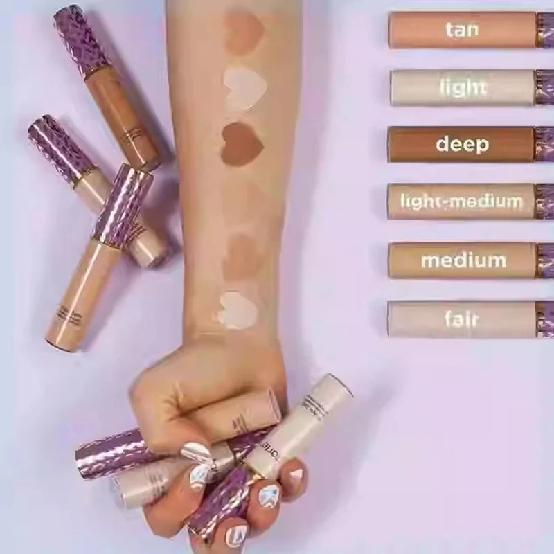 Liquid Concealer Oil-control Dark Circles Covering Freckles Corrector High-end Makeup Waterproof Natural Skin Makeup Cosmetics