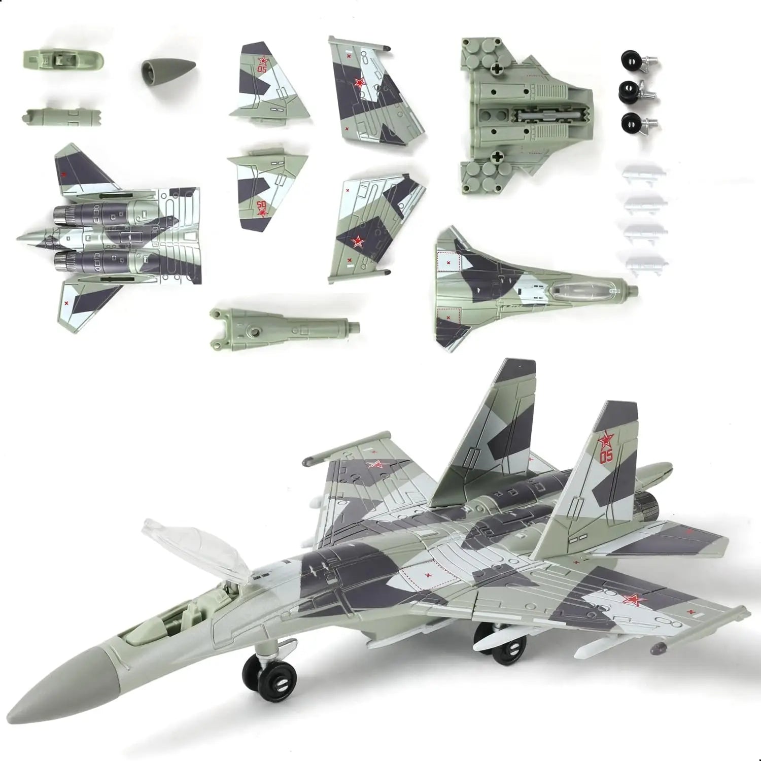 Creative Military Series Building Blocks F14 Su57 F22 M1070 Military Truck Helicopter Model Plane Toys for Boy Xmas Gift