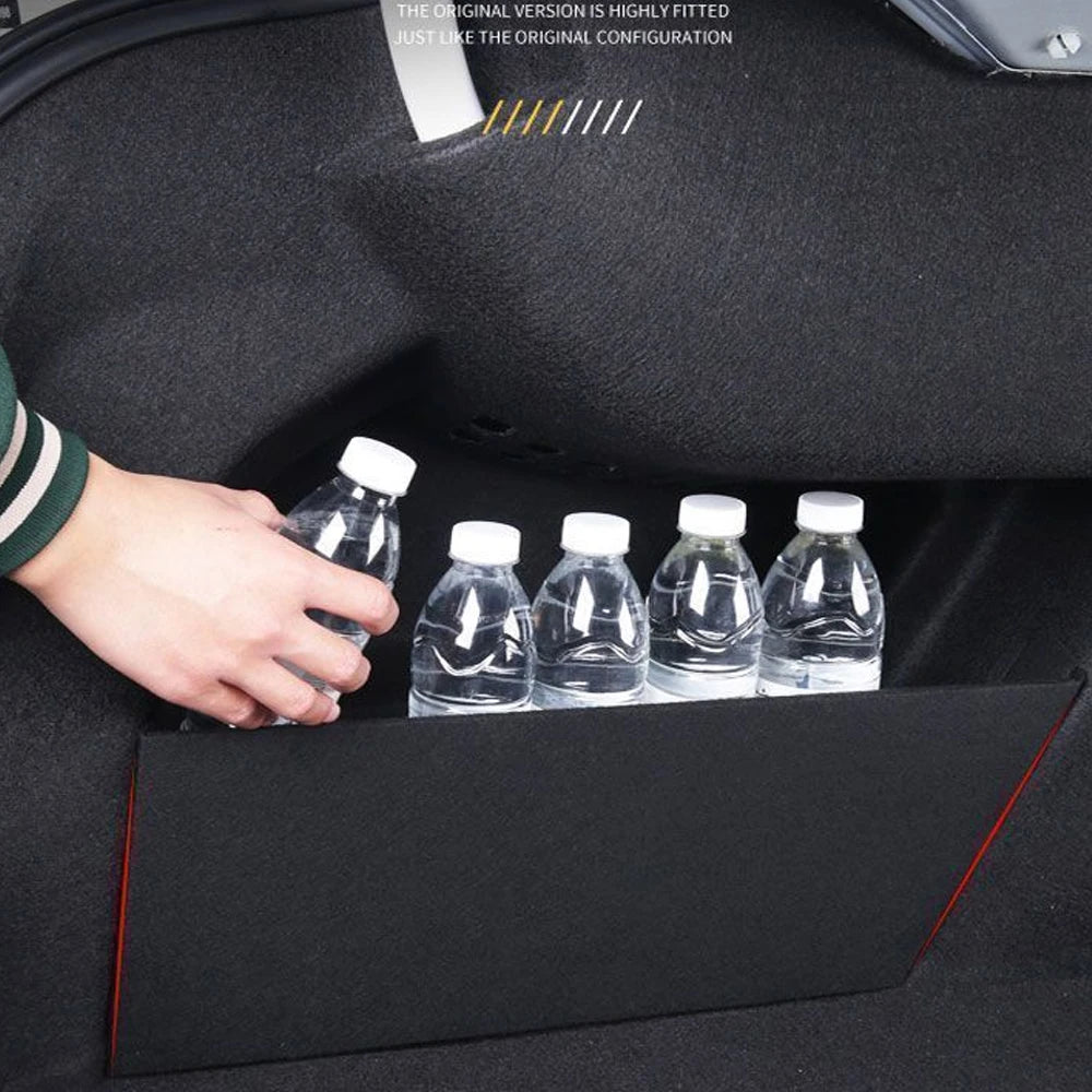 Car Trunk Baffle Tail Box For Tesla Model 3 Y 2017-2025 Separate Storage Partitions Board Side Baffles Interior Accessories