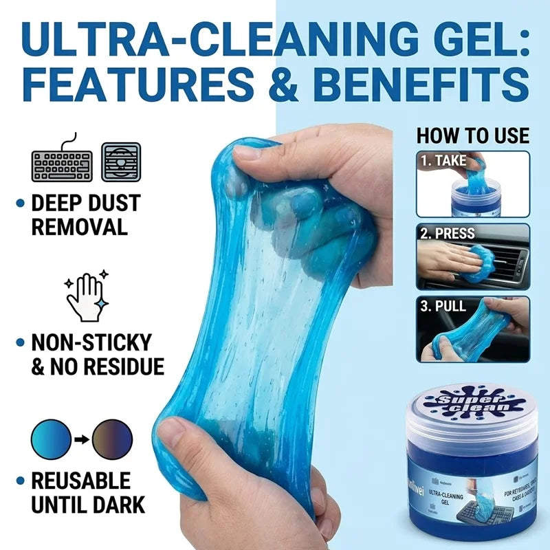 Car Air Vent Cleaner Gel Universal Dust Removal Putty Keyboard Detailing Slime Home Office Electronic Cleaner Cleaning Yunliwei