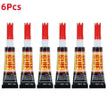 3/6/12 PCS Epoxy Resin Liquid Wood Super Glue Metal Glass Strong Superglue Instant Seconds Adhesives Sealers Hardware Home