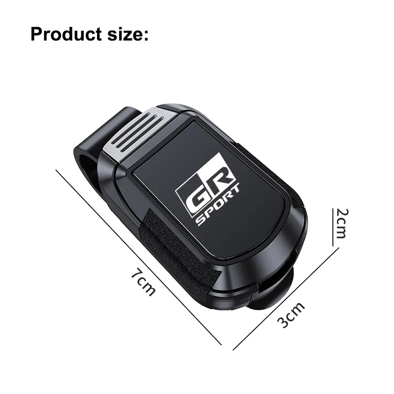 Car Glasses Storage Clip Sun Visor Sunglasses Holder For Toyota Camry Tundra bZ3X bZ3C bZ4X Grand Highlander Rumion AQUA Agya
