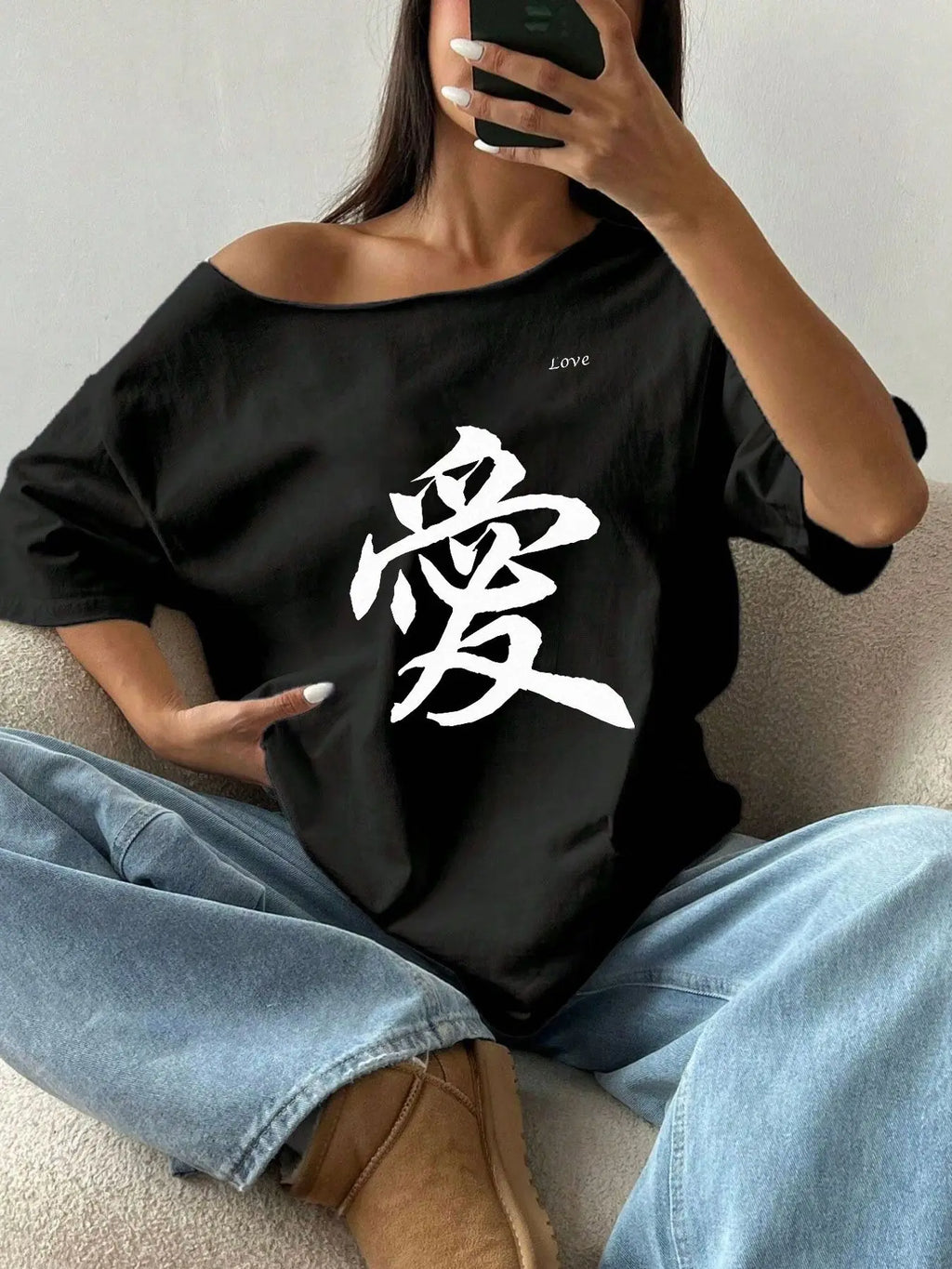Plus Size Solid Black Blank Canvas Art Void Minimalist Oversized Graphic Tee 100% Cotton Shoulder Loose Print T-Shirt Oversiz