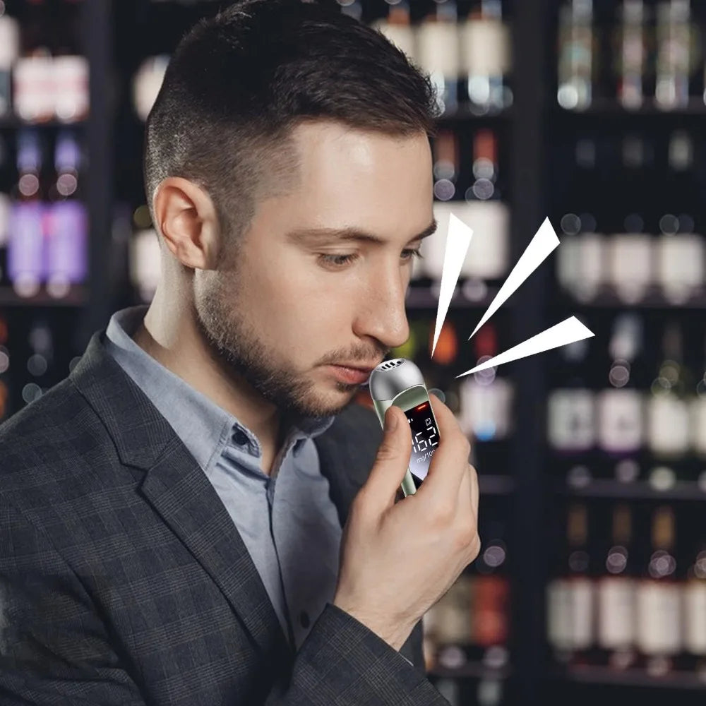 Automatic Breathalyzer Professional Breathalyzer Rechargeable Alcohol Concentrator Tool Suitable Personal And Professional Use