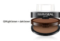 Eyebrow Shadow Set Eyebrow Powder Seal Waterproof Eyebrow Stamp Natural Shape Brow Stamp Powder Quick Makeup Kit Set