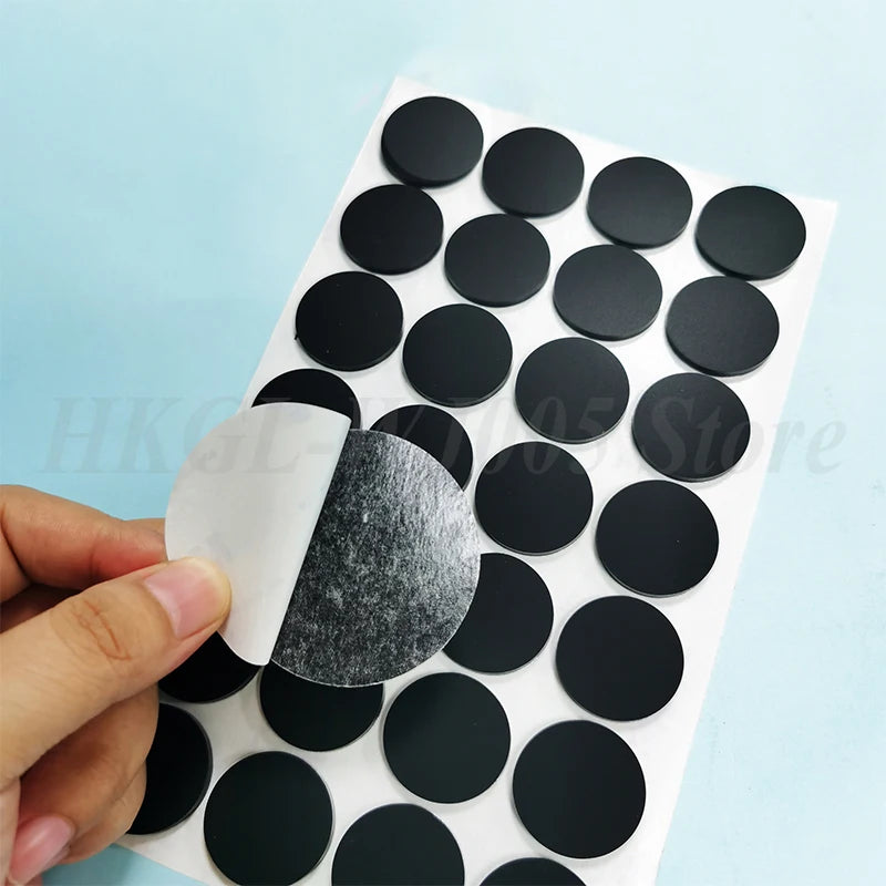 Black Self Adhesive Silicone Rubber Feet Pad Furniture Foot Pad Round Anti Slip Pad for Laptop Keyboard/Furniture Dia 5-30mm