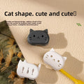 4-pack cat-shaped toothbrush protective covers, toothbrush storage caps, travel brush head sleeves, toothbrush protective lids,