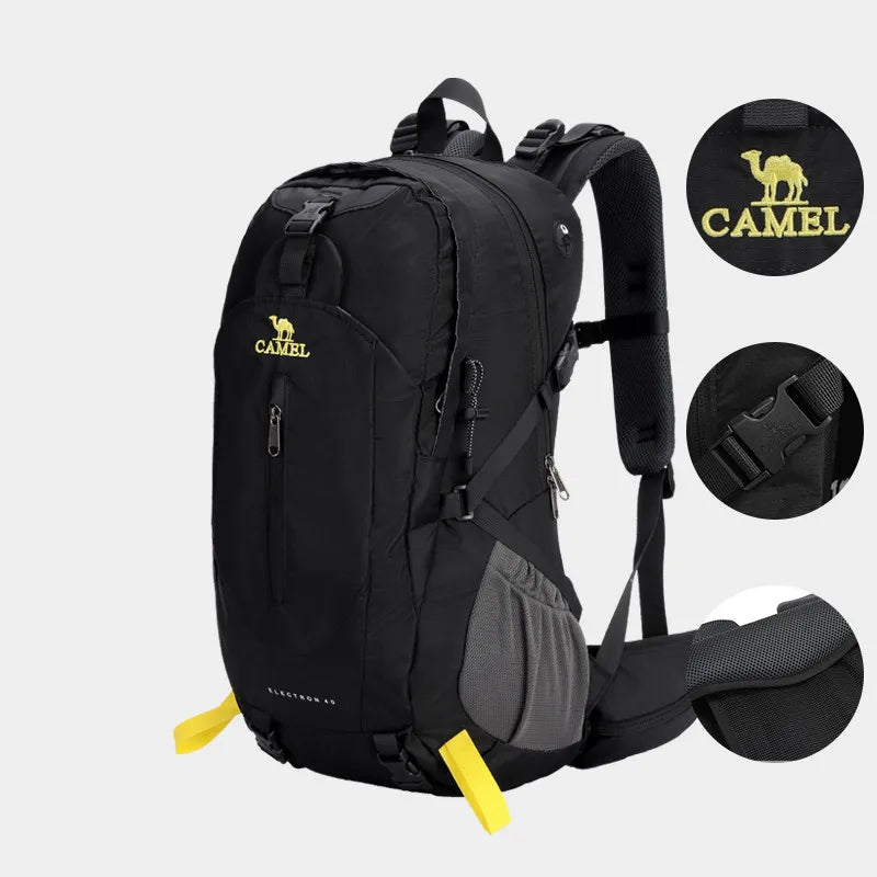GOLDEN CAMEL Waterproof Backpacks Men Women Climbing Bag for Men Ultralight Hiking Backpack with Sport Bags Covers Camping