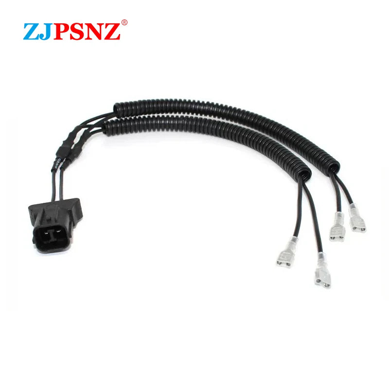  Snail Horn Male Socket Conversion Plug 4Wire Dedicated Horn Refit Double Horn 1-to-2 Wiring Harness for Single to Dual Horn