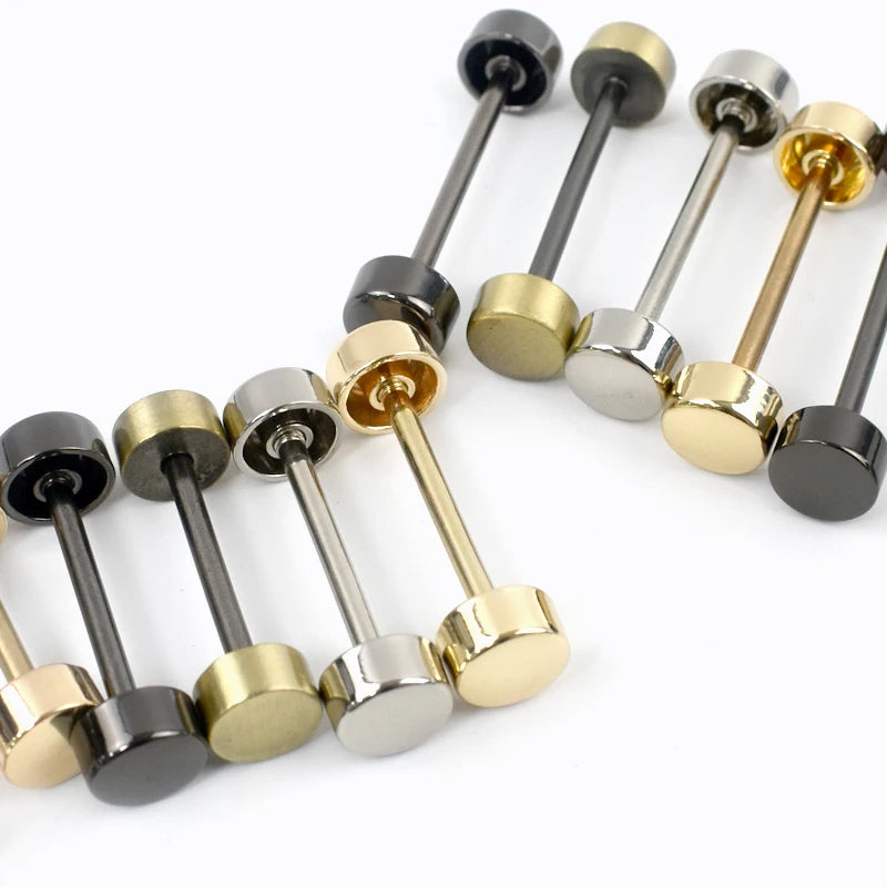 10Pcs Deepeel Detachable Wheel Screw Buckle 15-40mm Metal Barbell Clasp HandBag Strap Handle DIY Luggage Hardware Accessories