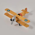 Retro Iron Vintage Airplane Model Handicraft Miniature Aircraft Ornaments Livingroom Delicate Metal Plane Models Kids Gift