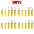 10pcs Fork Corn Skewer Stainless Steel Corn Holders Corn On The Cob Skewers Fruit Forks Outdoor Camping Cooking Barbecue Tool