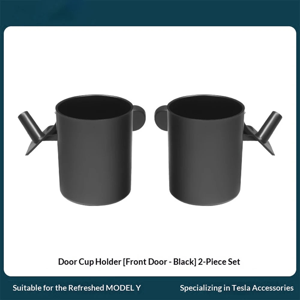 For Tesla Model 3 2017-2023 Model Y 2021-2023 Model 3 Highlan Model Y Juniper Car Door Cup Holder Storage Boxes Auto Accessories