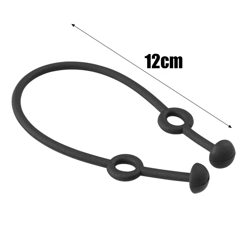 12-1PCS Anti-lost Earhooks for Hanging Neck Earphone Sport Headphones Portable Soft Silicone Anti-drop Ear Hook Protective Strap