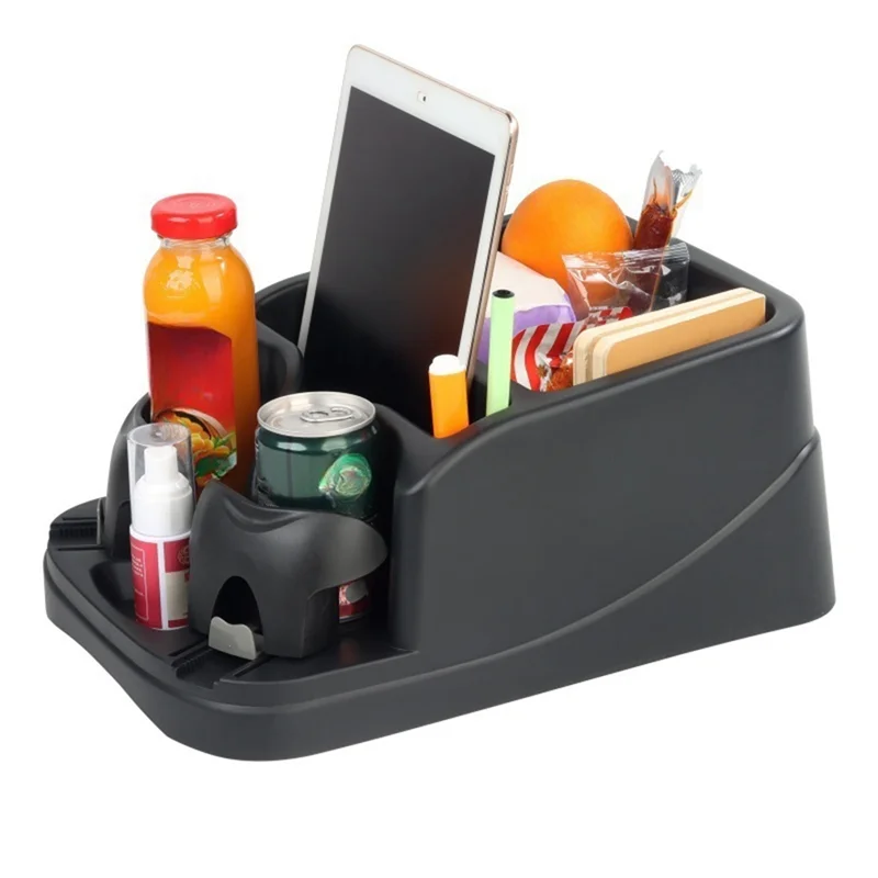 For Automotive Rear Seat Storage Organizer Car Cup Holder Multi-Functional Car Accessories Organizers