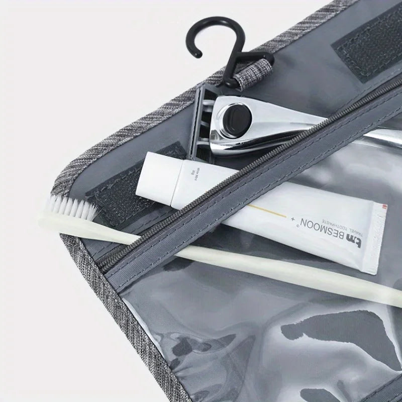 Hanging Travel Big Cosmetic Toiletry Bag Women Men Necessary Make Up Dry-Wet Separation Organizer Accessory Storage Wash Pouch