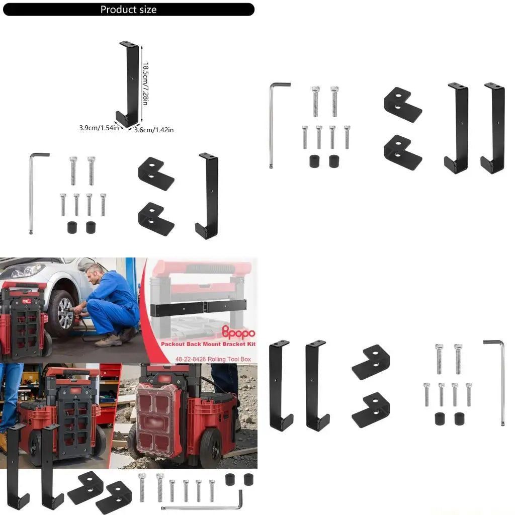 A2BE Quick Assembly Mounting Plate Parenthesis for Rolling Tool Storage Structure