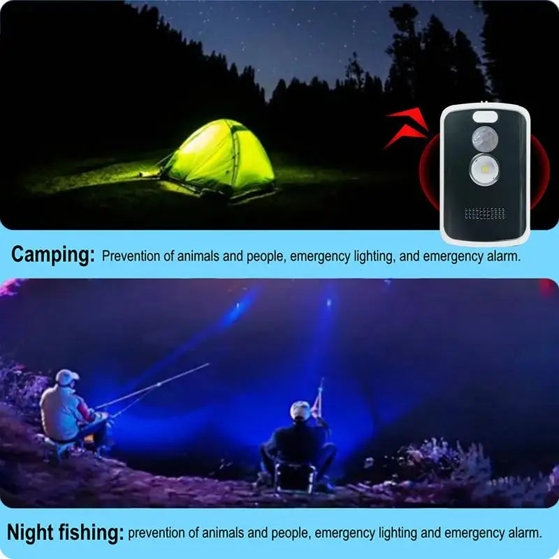 Motion Sensor Alarm 125db Motion Sensor Perimeter Camping Alarm Outdoor Security Supplies With Multiple Modes Anti Theft Alert