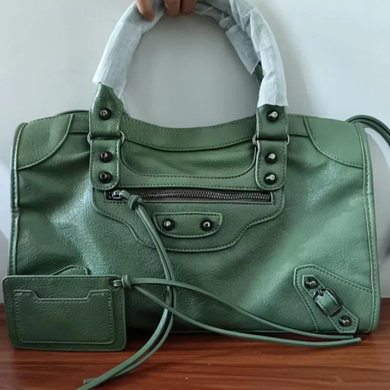 New 2026 Autumn and Winter Handbag Crossbody Large Capacity City Motorcycle Shoulder Bag Tote Bag for Women Luxury Handbags