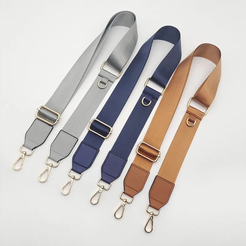 New Solid Color Nylon Bag Accessories D-type Buckle Hanging Small Bag Style Crossbody Strap Adjustable Backpack Shoulder Strap