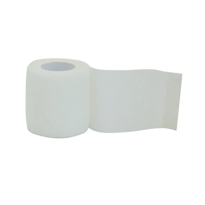 6/12/24Pcs White Sport Self Adhesive Elastic Bandage Wrap Tape Elastoplast For Knee Support Pads Finger Ankle Palm 2.5CM-15CM