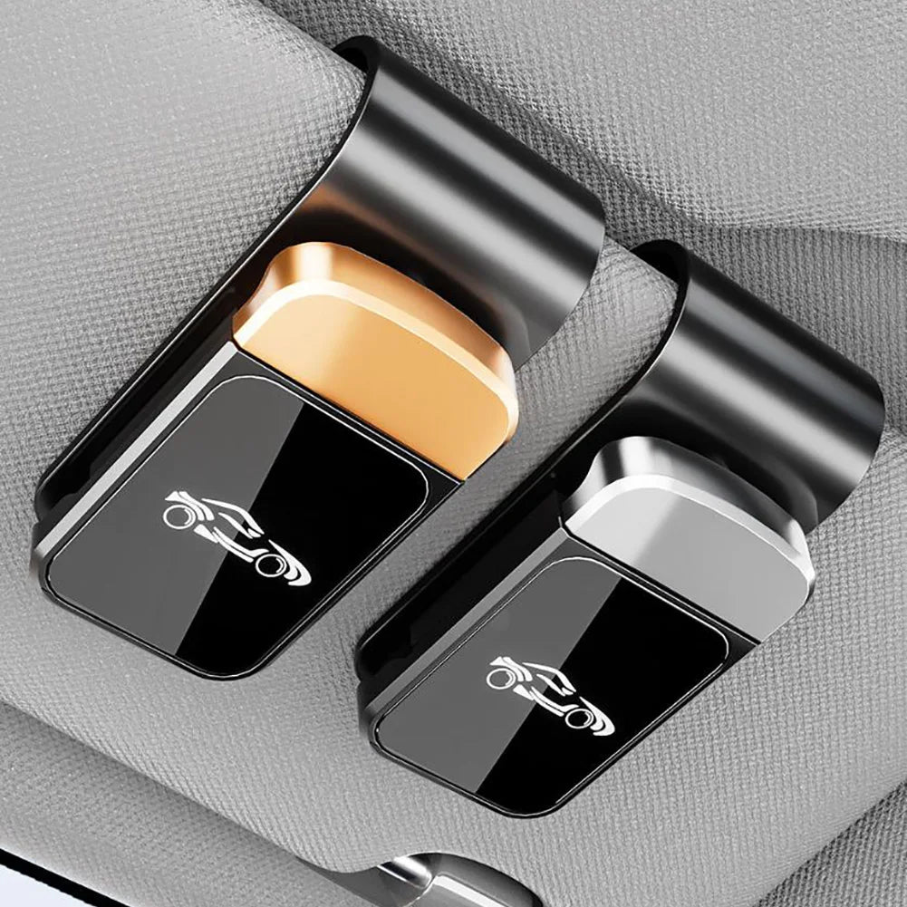 Car-Mounted Eyeglass Holder Multi-Functional Sunshade Board Storage Clip Sunglasses Frame Interior Decoration Accessories