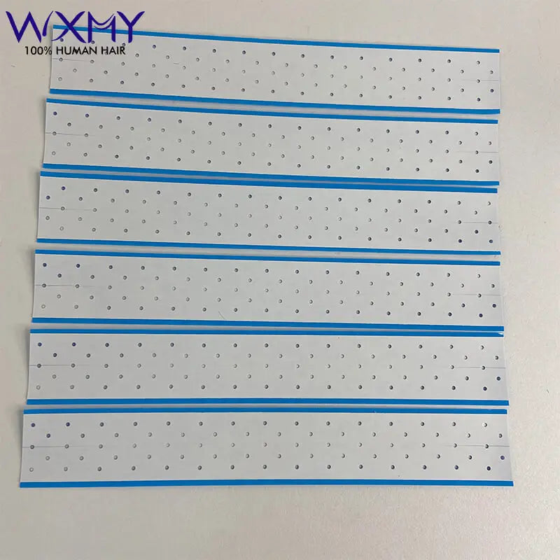 Extenda-Bond Plus Tape Blue Adhesive Walker Tape For Toupee Double-Sided Wig Tape Tabs With Breathing Holes For Lace Front Wigs