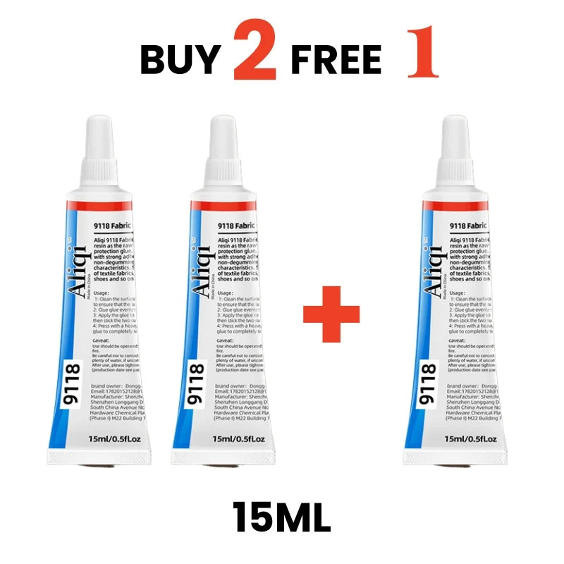 15/60ml Strong Fabric Glue Transparent Quick Dry Fabric Patching Glue Multipurpose Waterproof Fabric Sewing Glue Repair Tool