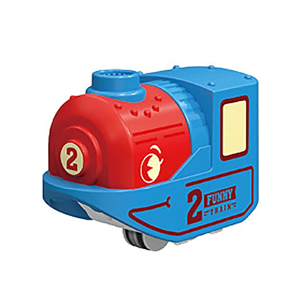 Fun Plastic Magnetic Tracks Train Smooth Steady Driving Intelligent Toy Railway Track Toys Small Train Kids Toy